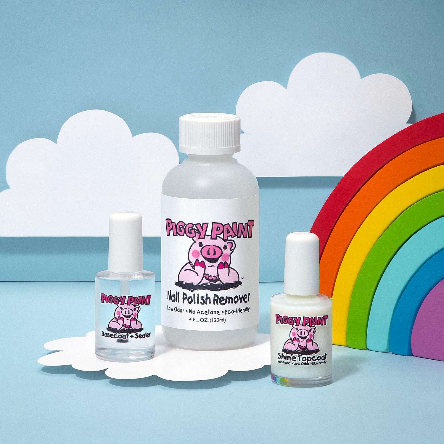 Piggy Paint All Natural Kids Nail Polish + Remover Gift Set – The Girls @  Los Altos