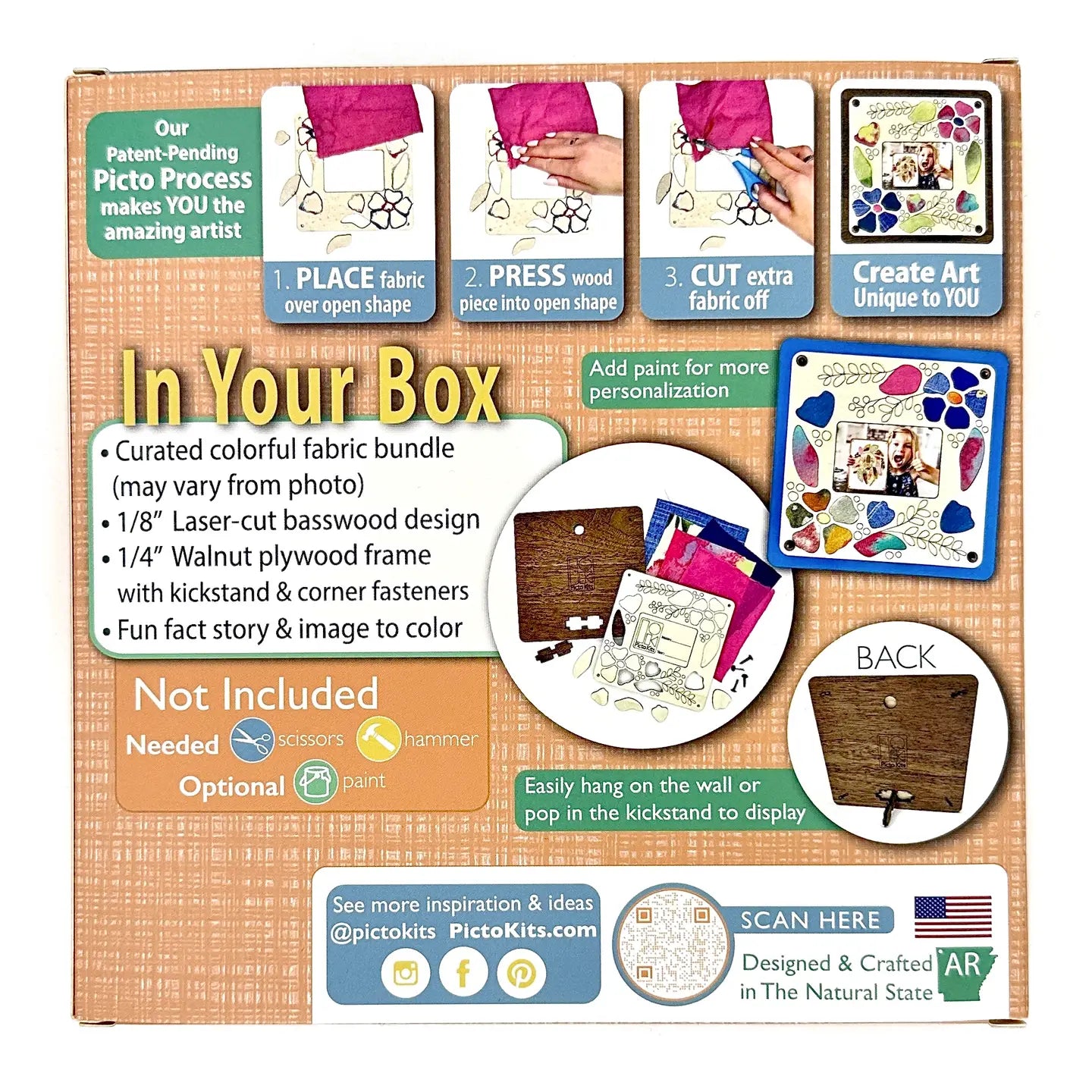 Picture Frame Art Kit - Wildflower - Picto Kits