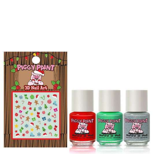 Santa's Sweetie Gift Set - Kids Non-toxic Nail Polish