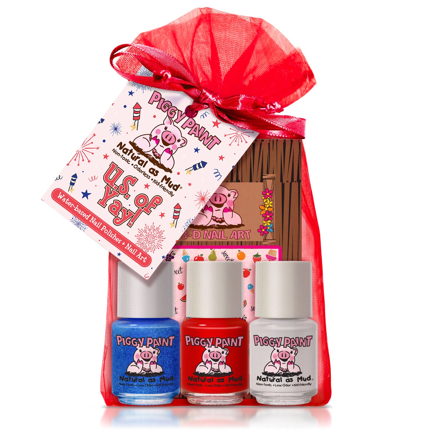 U.S. of YAY! Gift Set - Kids Non-toxic Nail Polish