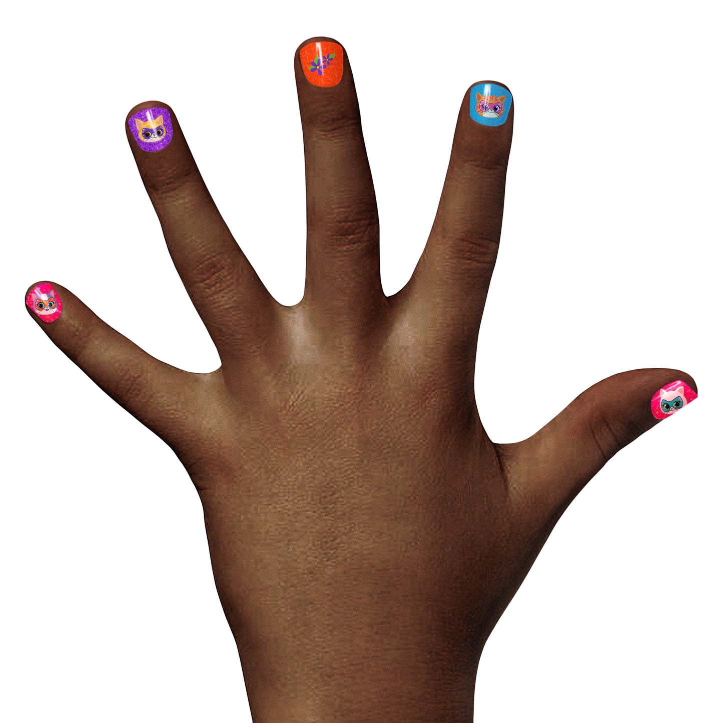 3D SuperKitties Nail Art