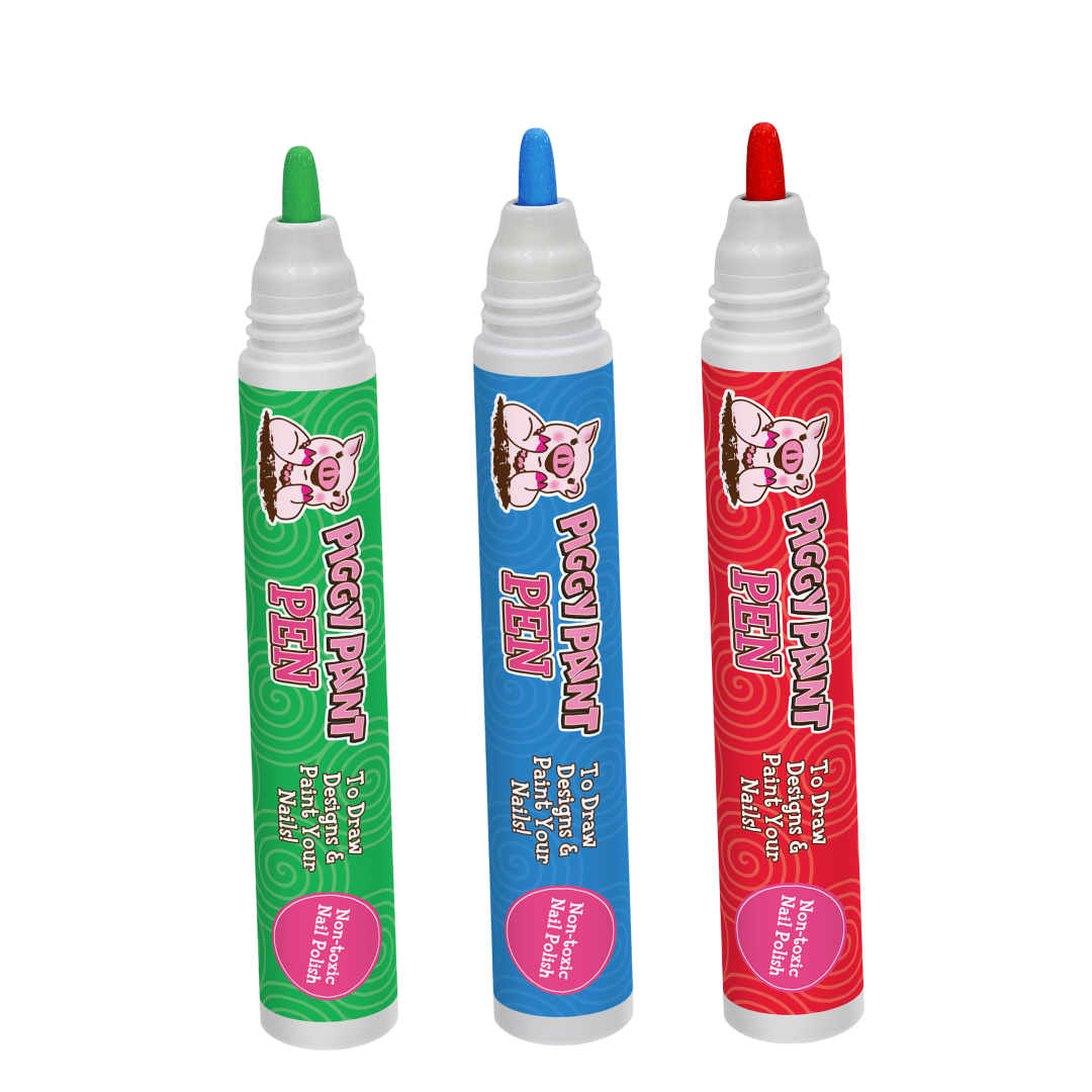 Bright Bunch Bundle 3-Pack Pens - Kids Non-toxic Nail Polish