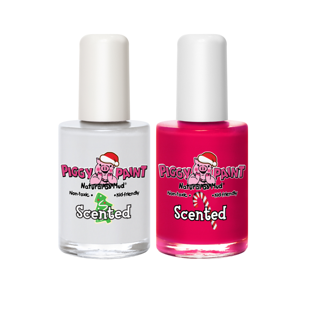 Scented Candy Cane Craze Gift Set - Kids Non-toxic Nail Polish