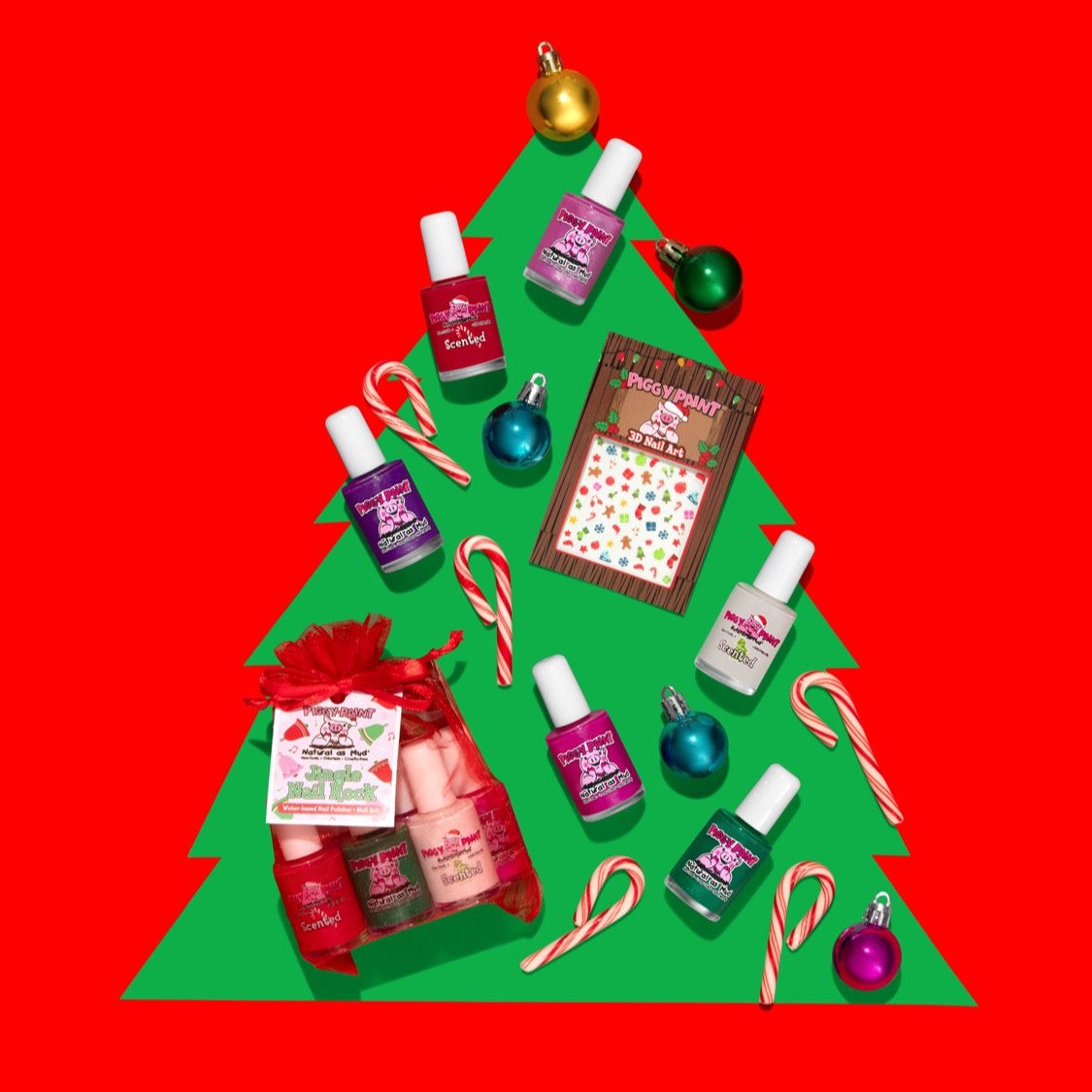 Jingle Nail Rock Gift Set - Kids Non-toxic Nail Polish