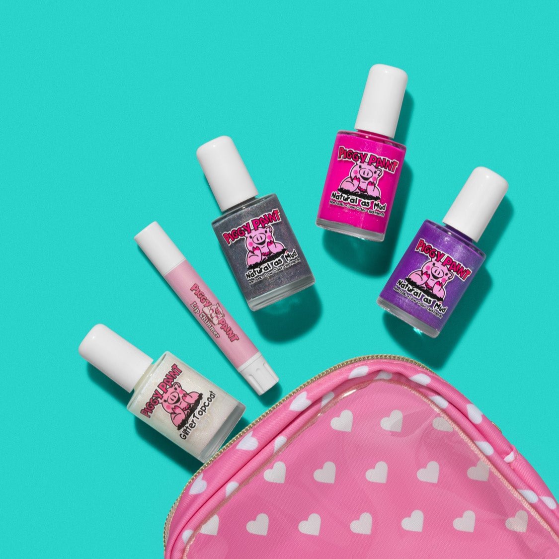 Glitterbug - Multi Silver Glitter -Kids Non-Toxic Nail Polish