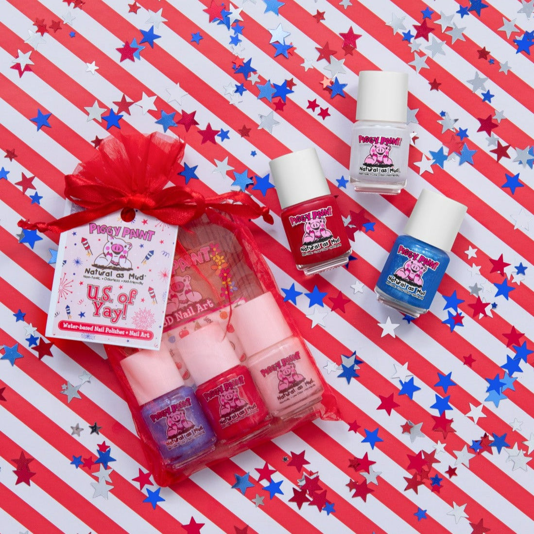 U.S. of YAY! Gift Set - Kids Non-toxic Nail Polish