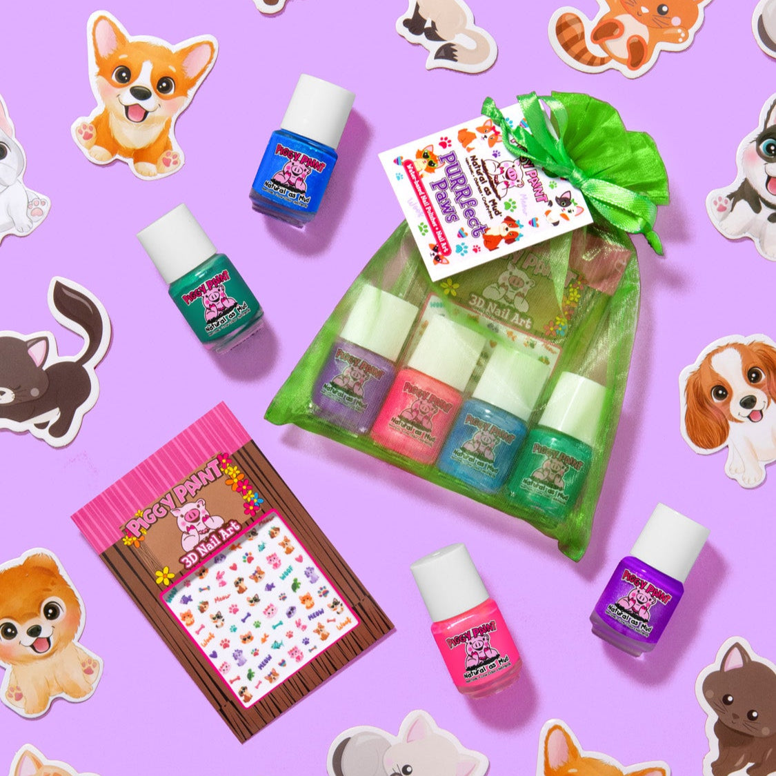 Playful Pets Nail Art