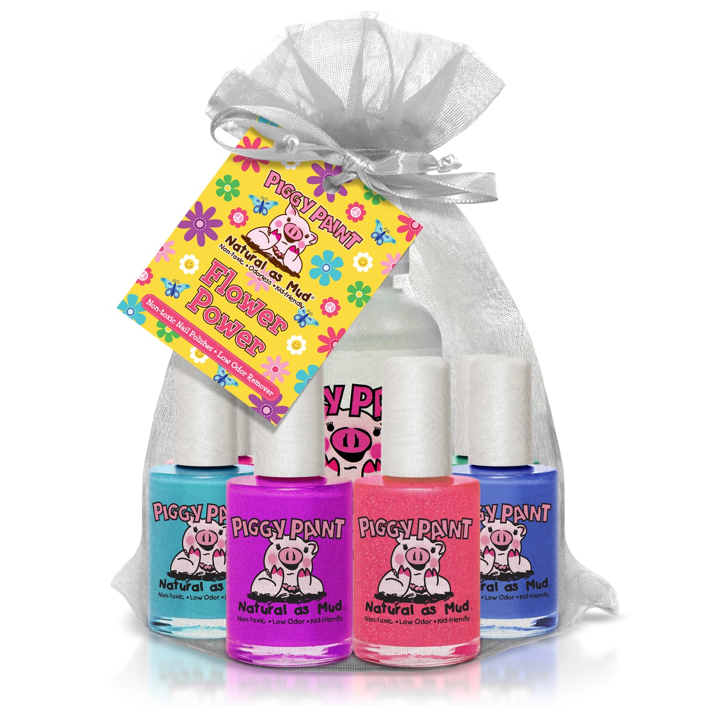 Flower Power Package 8-polish Gift Set - Kids Non-toxic Nail Polish