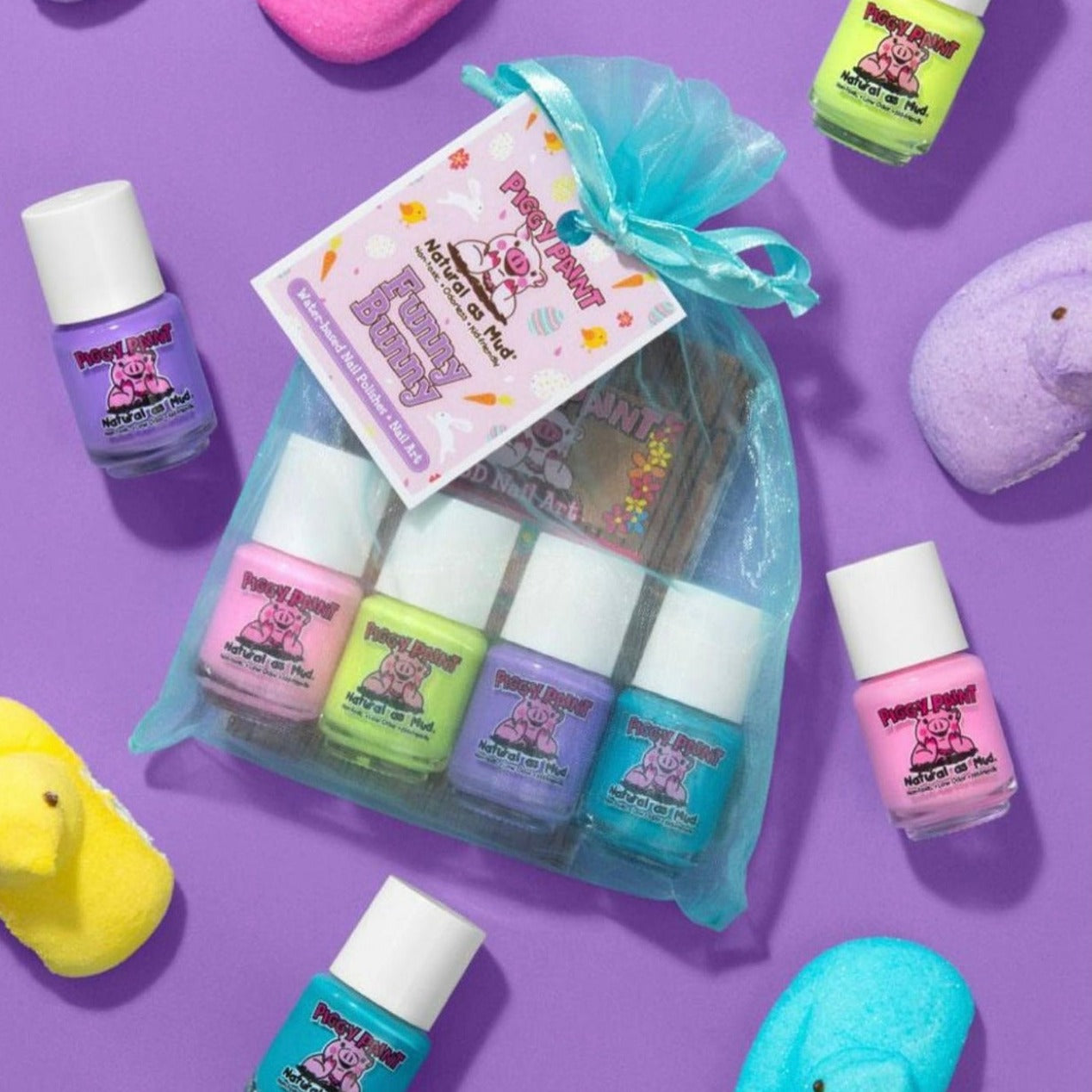 Funny Bunny Gift Set - Kids Non-toxic Nail Polish