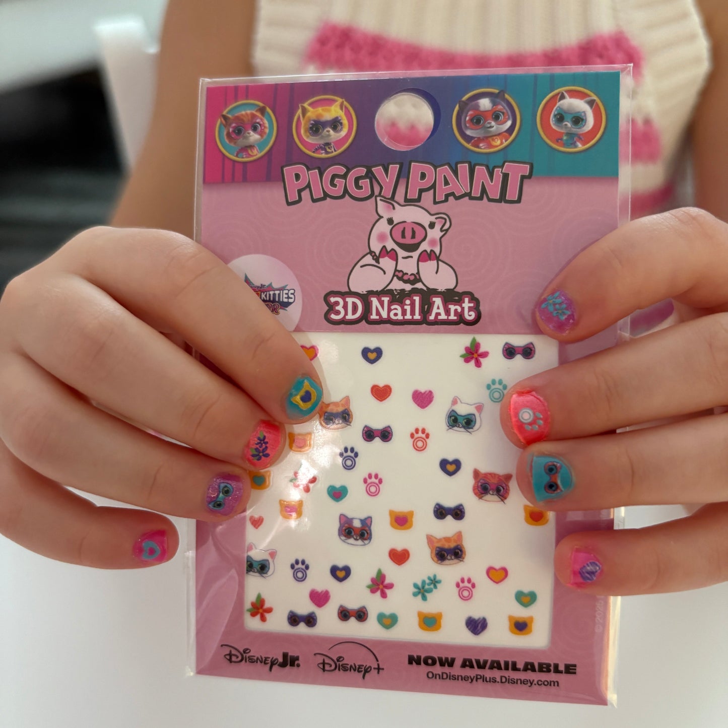 3D SuperKitties Nail Art