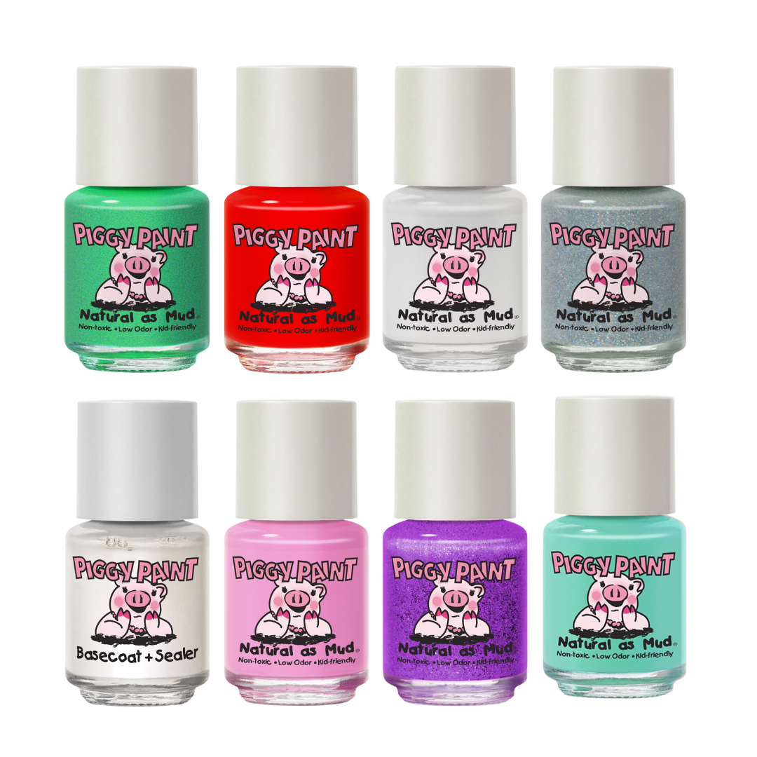 Merry MistleTOES Gift Set - Kids Non-toxic Nail Polish