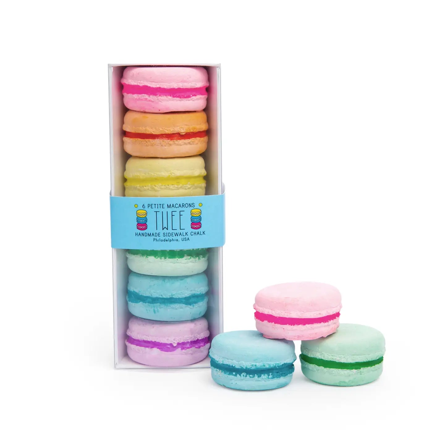 macaron Petite Macarons | Twee Handmade Sidewalk Chalk – Piggy Paint