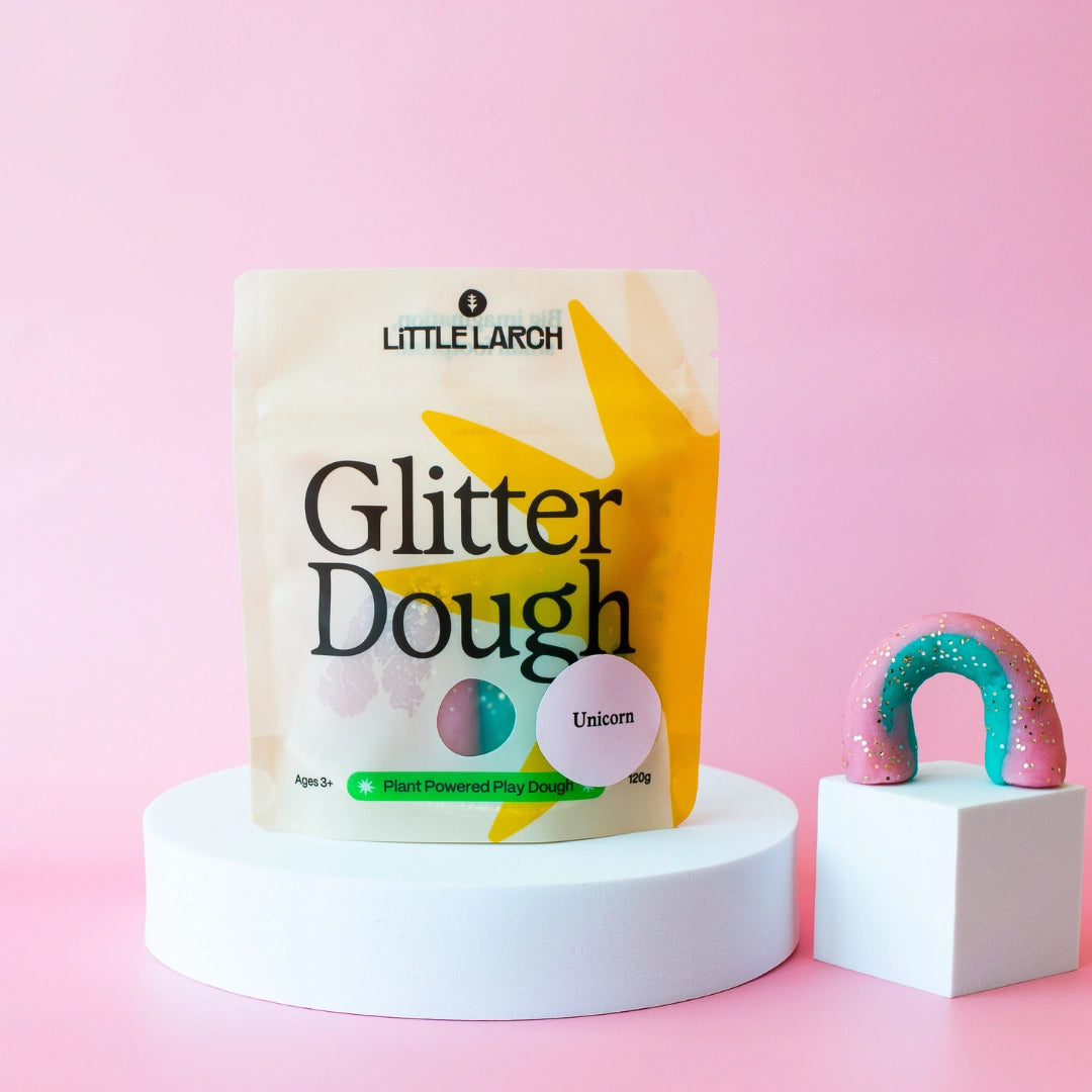 Mermaid Glitter Dough | Natural Play Dough - Little Larch