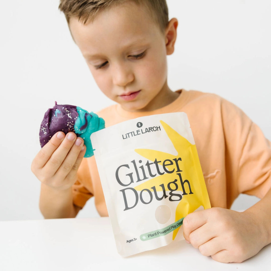Unicorn Glitter Dough | Natural Play Dough - Little Larch