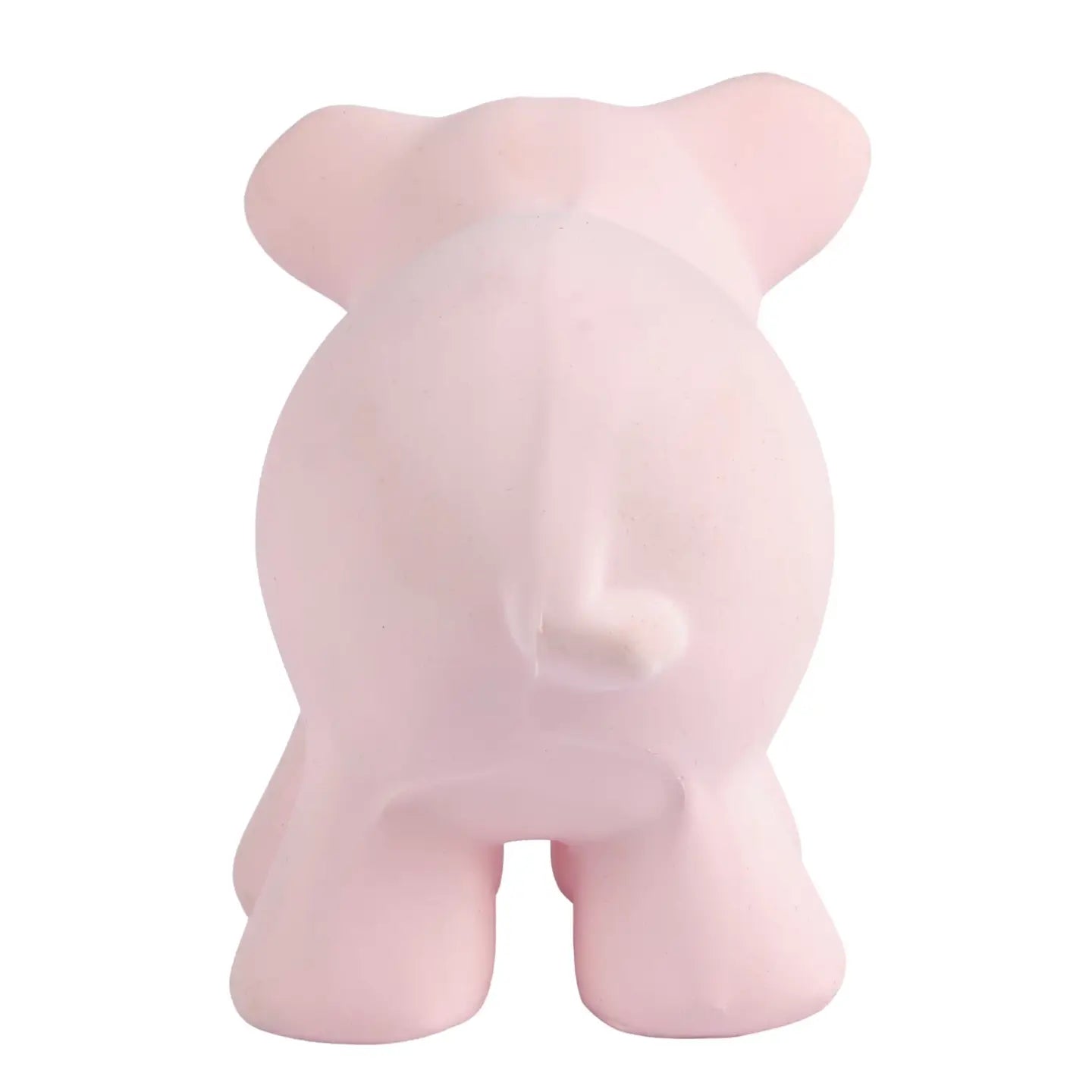 Pig Natural Organic Rubber Teether, Rattle & Bath Toy - Tikiri Toys