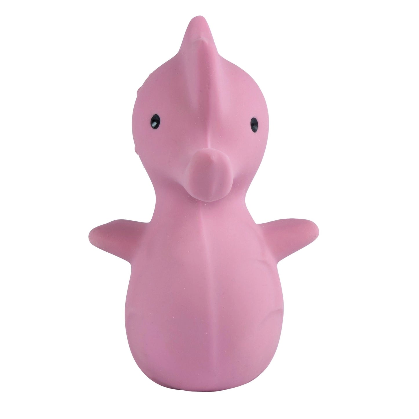 Seahorse Natural Organic Rubber Rattle, Teether & Bath Toy - Tikiri Toys
