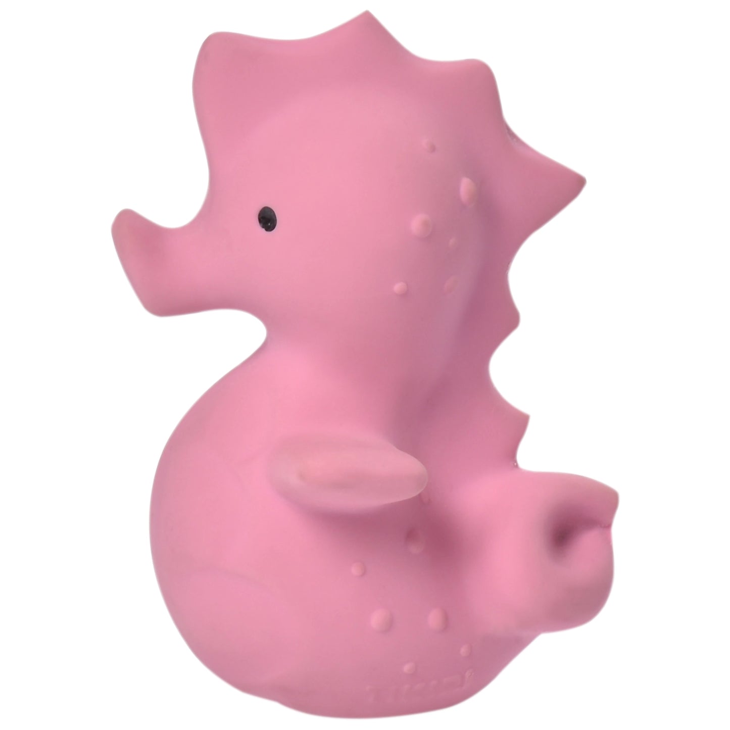 Seahorse Natural Organic Rubber Rattle, Teether & Bath Toy - Tikiri Toys