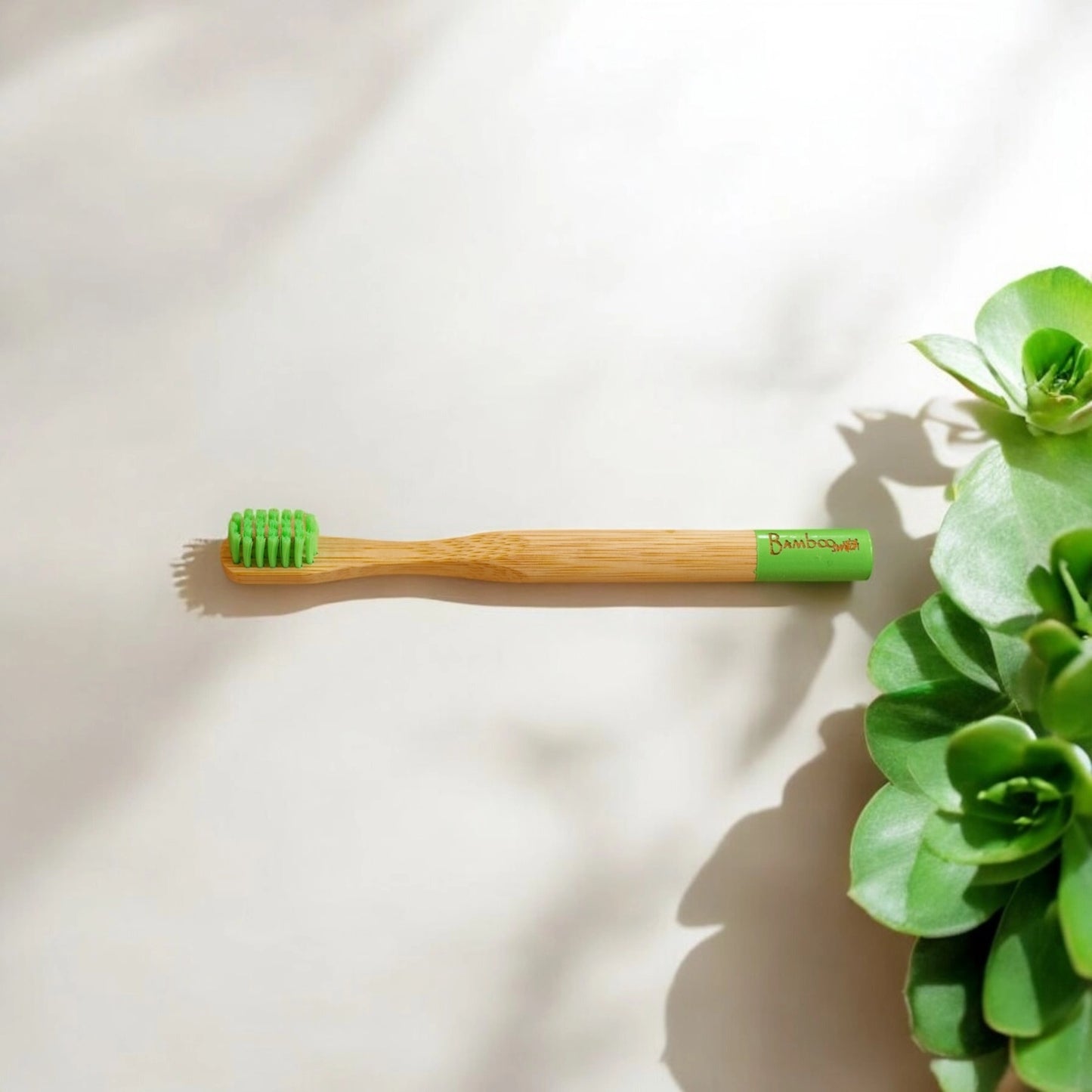 Green Bamboo Kids Toothbrush - Bamboo Switch