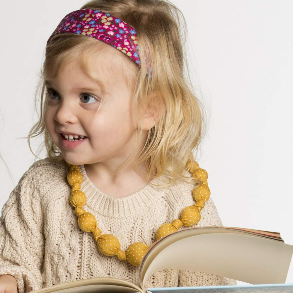 Little Kids Fabric Necklace - Peppercorn Kids