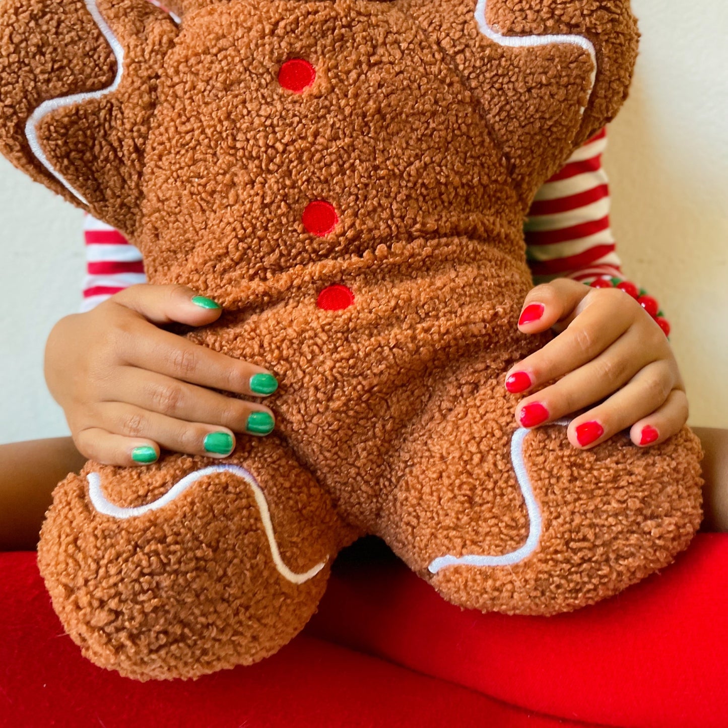 Scented Peppermint Piggy - Holiday Red