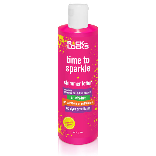 Rock the Locks Time to Sparkle Shimmer Lotion