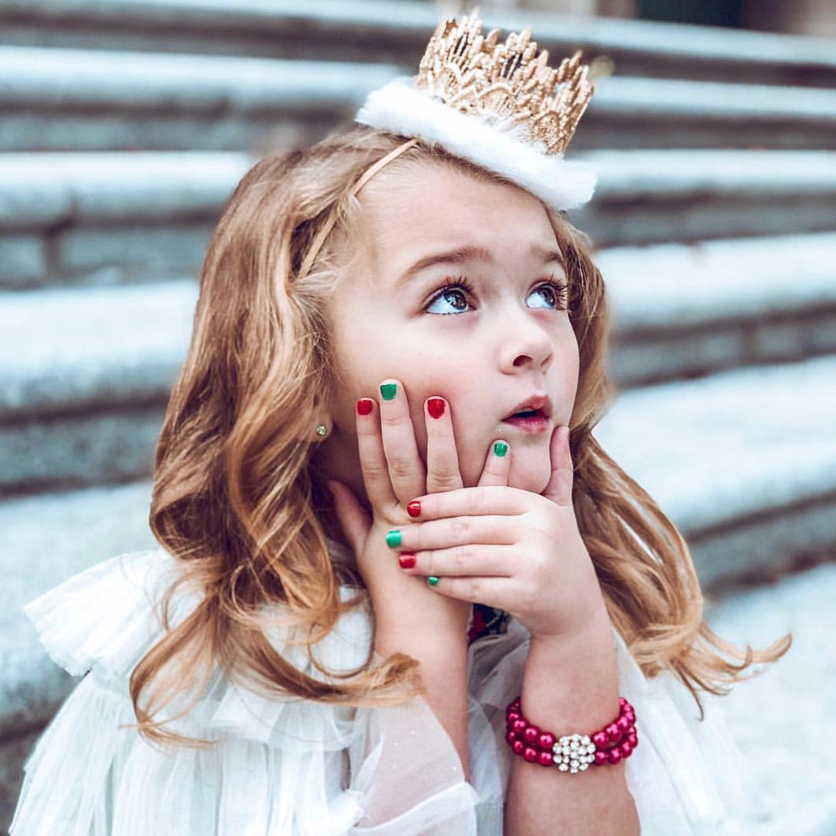 Rudolph’s Red & Green Piggy Paint Pen Bundle - Non-Toxic Nail Polish