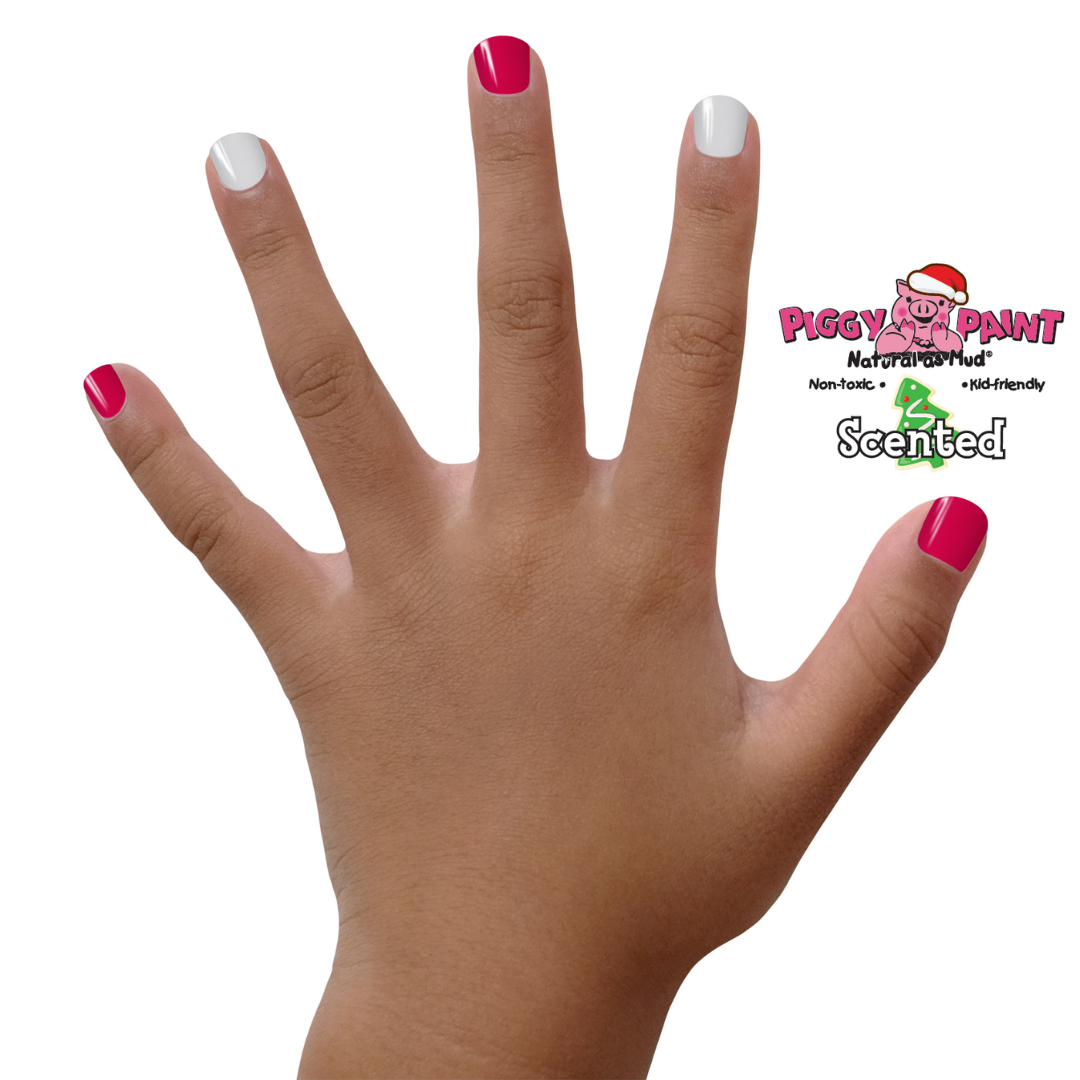 Scented Candy Cane Craze Gift Set - Kids Non-toxic Nail Polish
