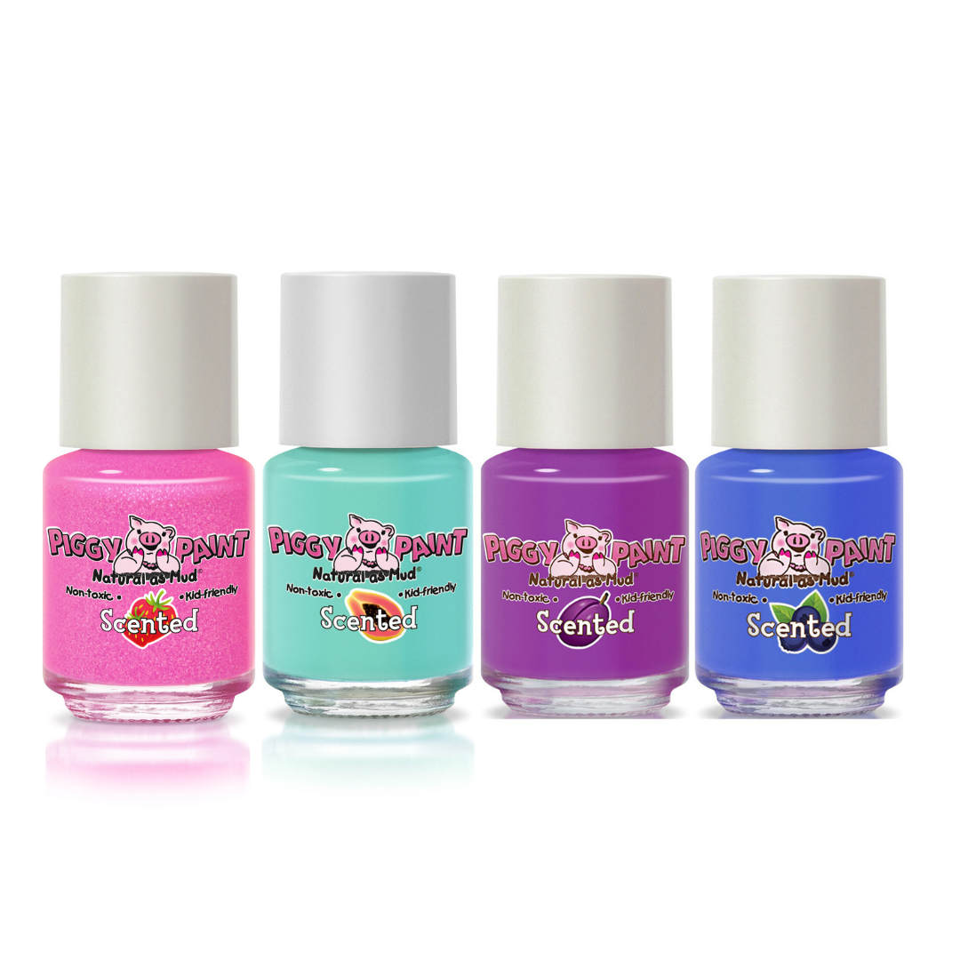 Scented Fruit Fairy 4 Polish - Gift Set - Kids Non-toxic Nail Polish
