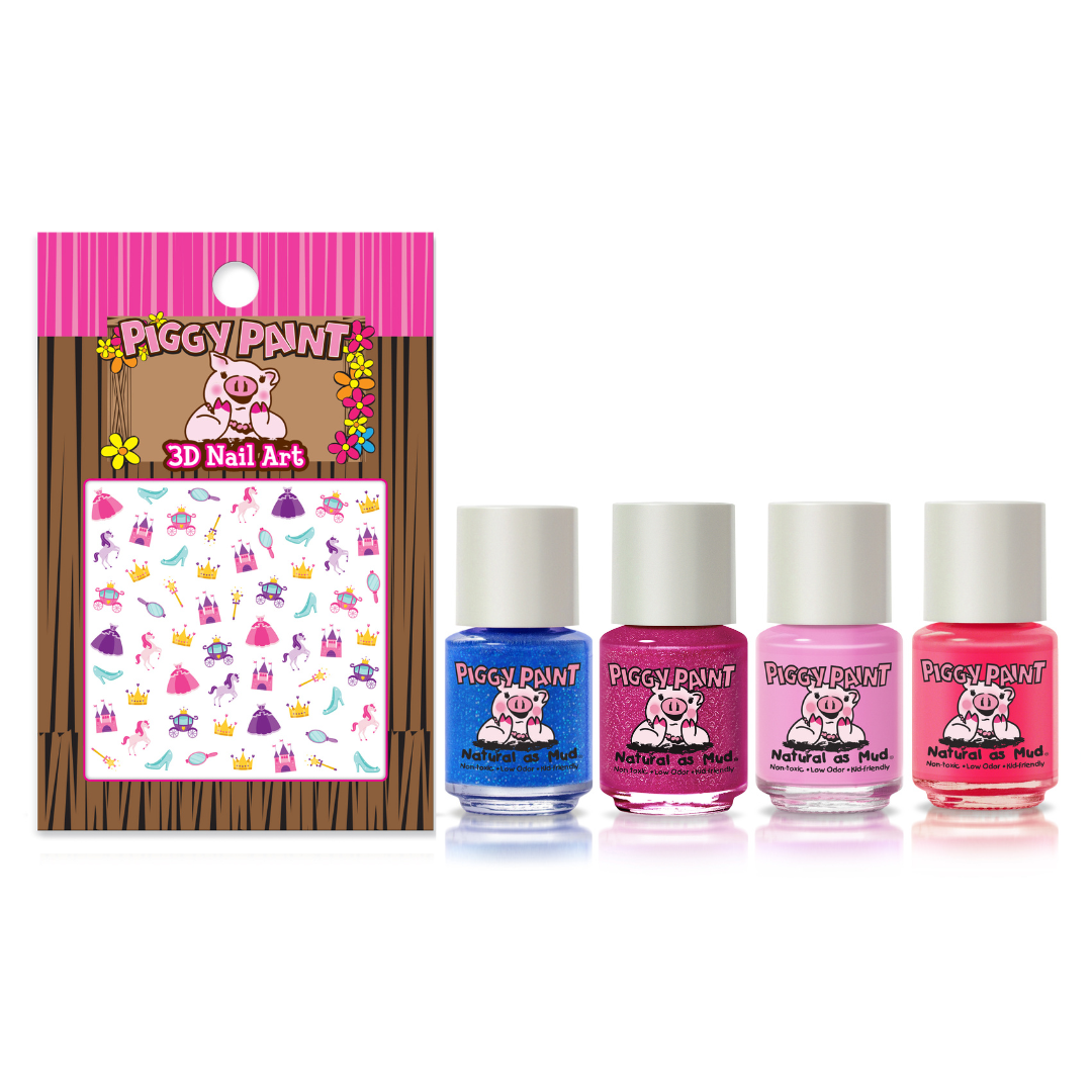 Tiny Tiaras Gift Set - Kids Non-toxic Nail Polish