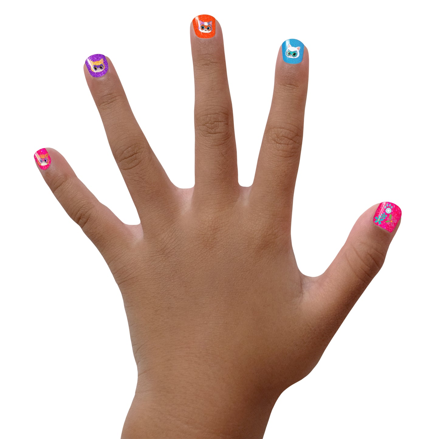 3D SuperKitties Nail Art