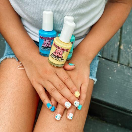 Flower Power Package 8-polish Gift Set - Kids Non-toxic Nail Polish