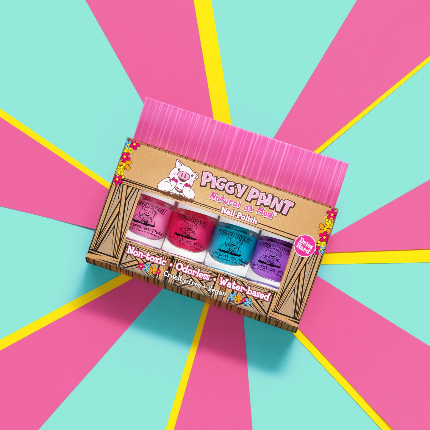 Barn 4 Polish Box Set - Kids Non-toxic Nail Polish