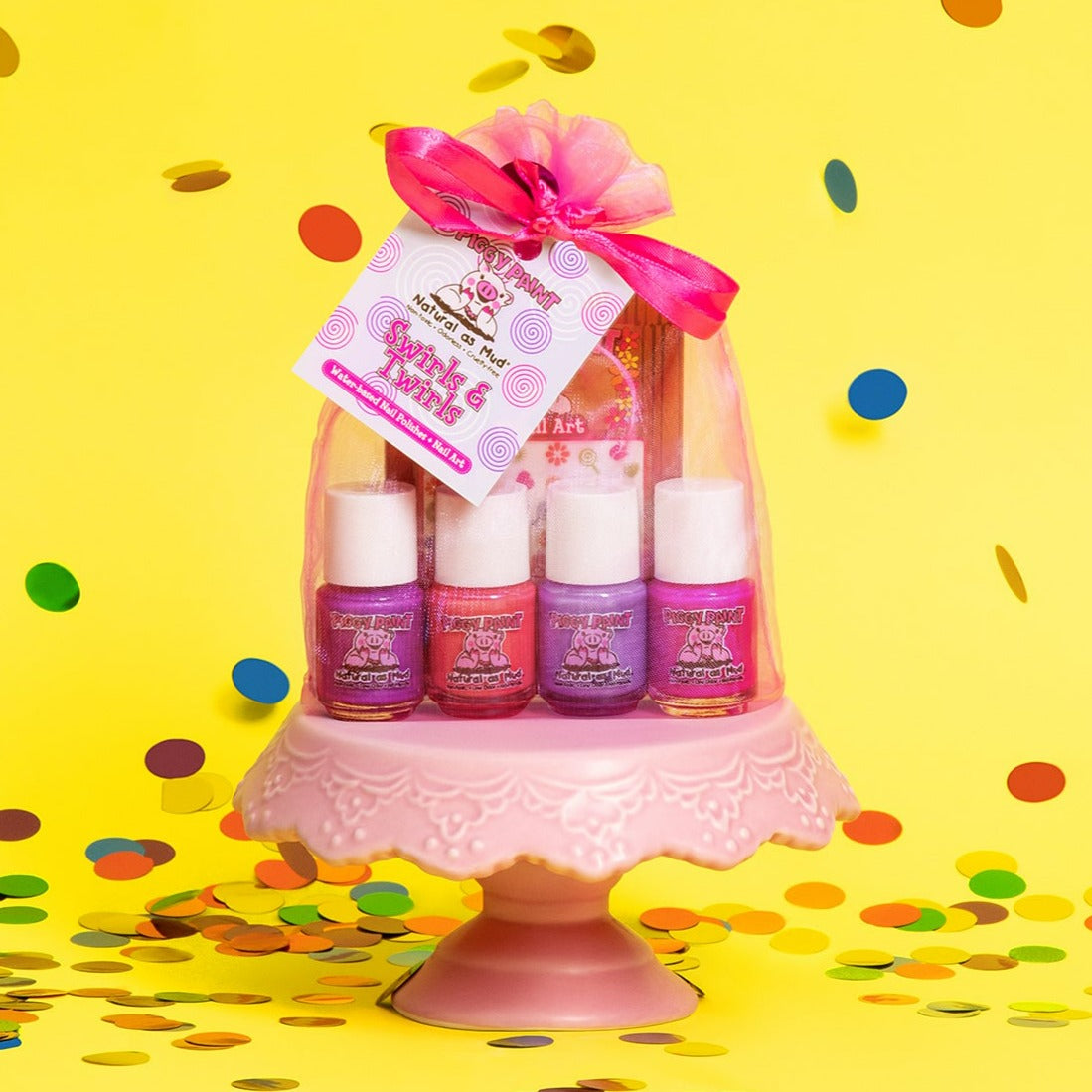 Swirls & Twirls Gift Set - Kids Non-toxic Nail Polish