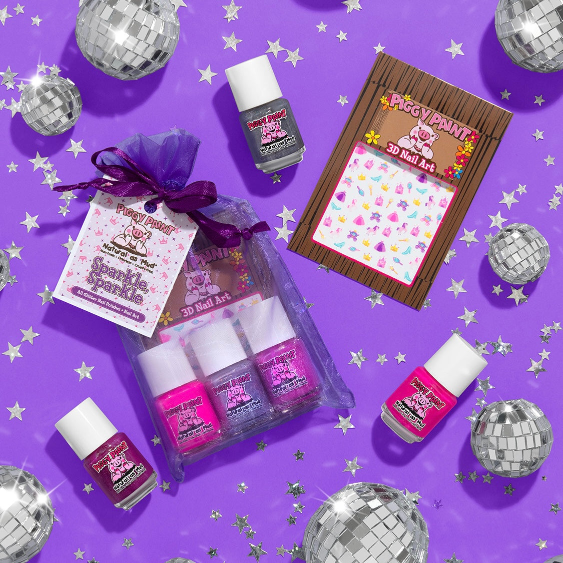 Sparkle, Sparkle Gift Set - Kids Non-toxic Nail Polish