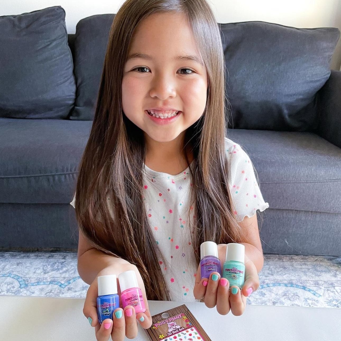 Scented Fruit Fairy 4 Polish - Gift Set - Kids Non-toxic Nail Polish
