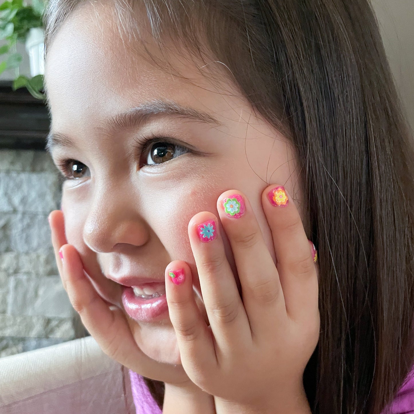 Color Me Happy Package - 8 polish Gift Set Kids Non-toxic Nail Polish