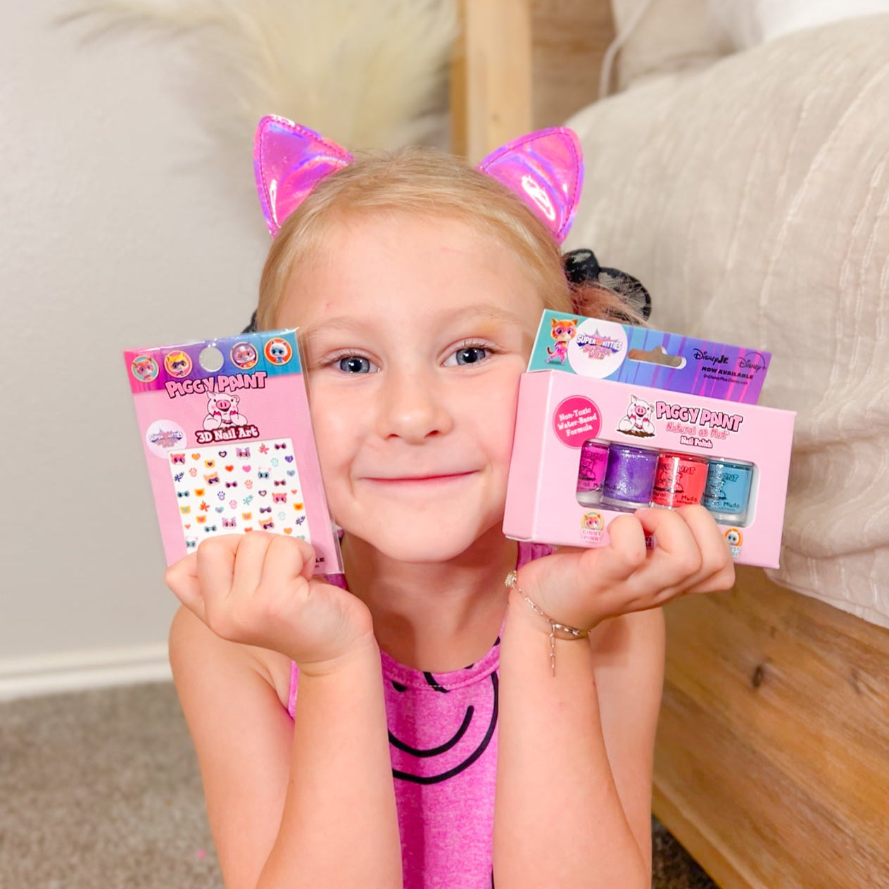 SuperKitties 4-Polish Box Set - Kids Non-toxic Nail Polish