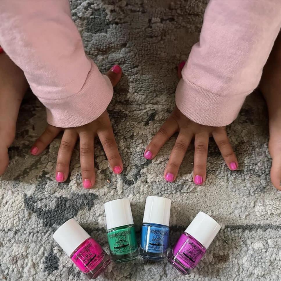 Rainbow 4 Polish Box Set - Kids Non-toxic Nail Polish