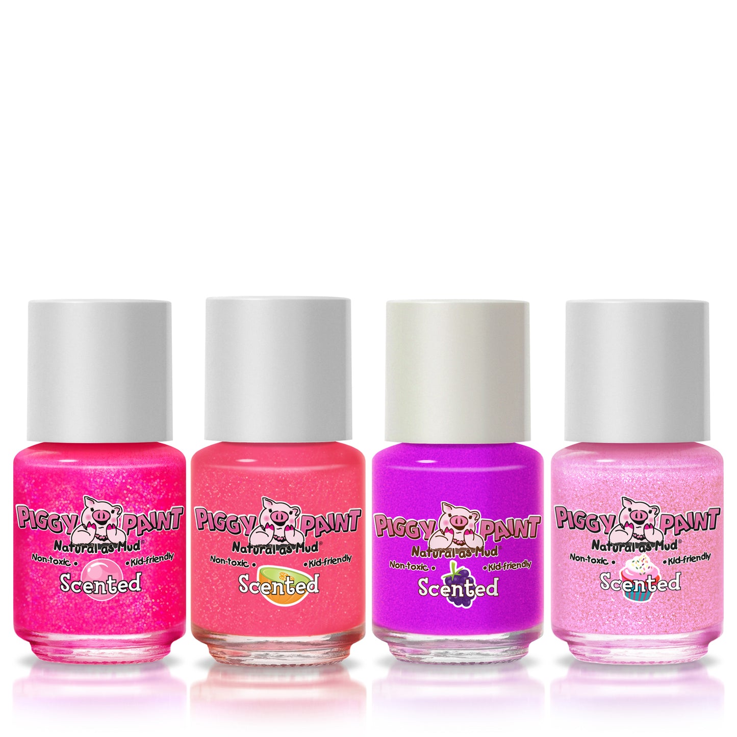 Scented Lucky Lollipop 4 Polish - Gift Set - Kids Non-toxic Nail Polish