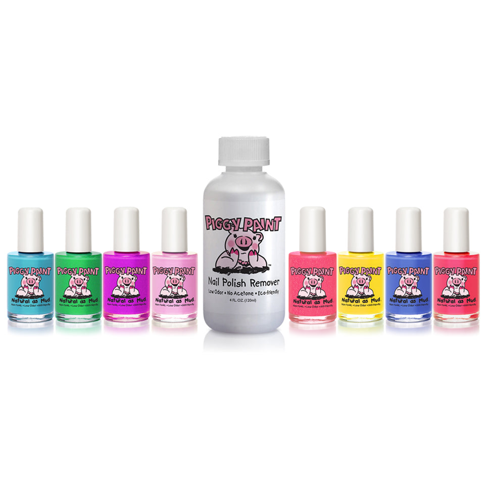 Flower Power Package 8-polish Gift Set - Kids Non-toxic Nail Polish