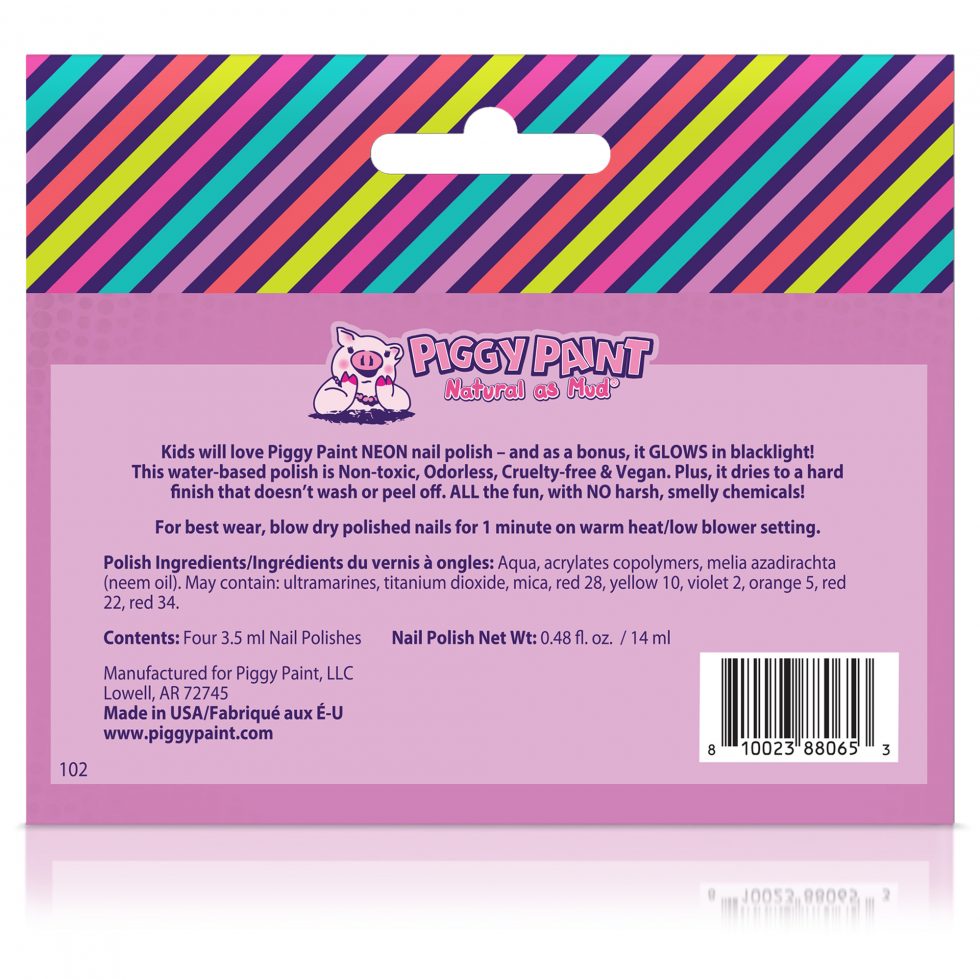 Neon Box Set - Kids Non-toxic Nail Polish
