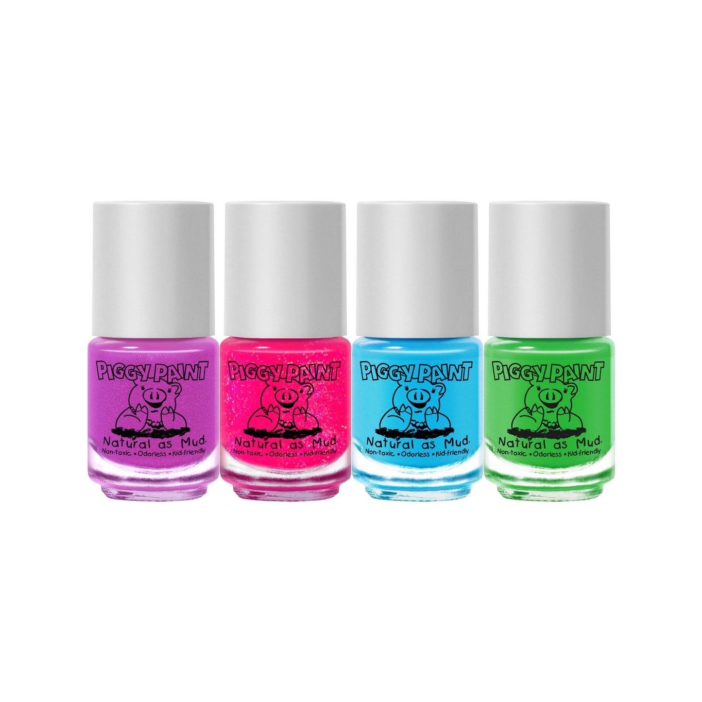 Rainbow 4 Polish Box Set - Kids Non-toxic Nail Polish