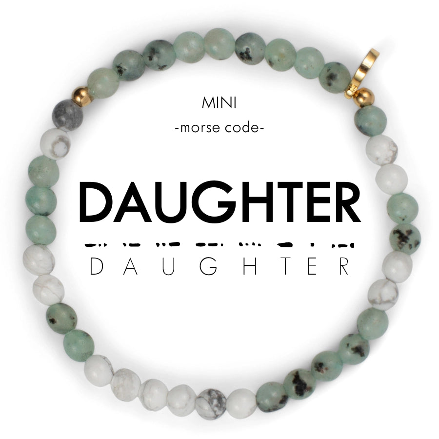 Kids Morse Code Bracelet "Daughter" - ETHICGOODS