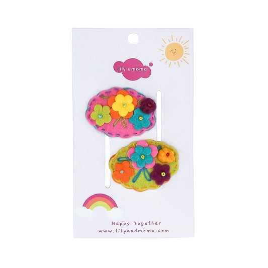Willow Flower Hair Clips - Lily and Momo