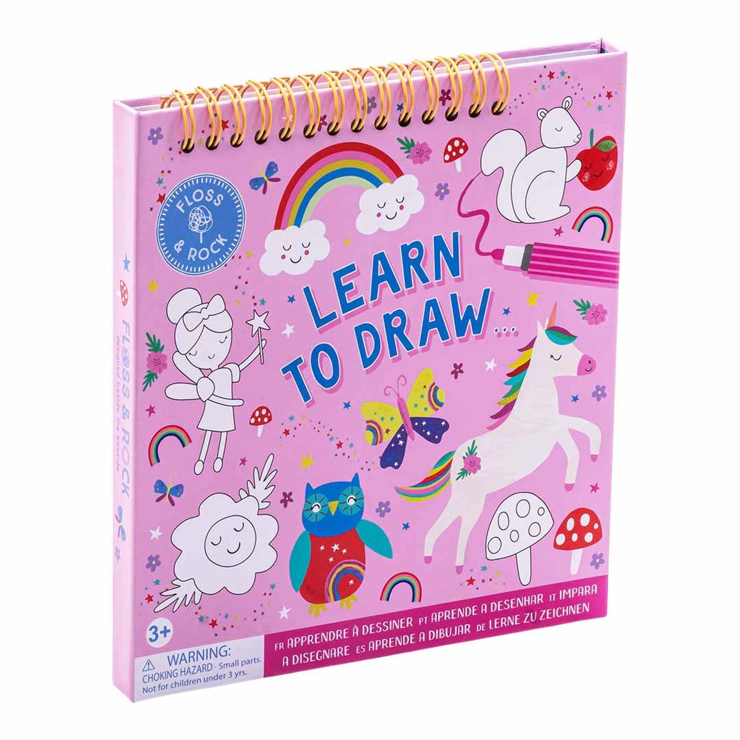 Rainbow Fairy Learn To Draw Art Set for Kids- Floss and Rock