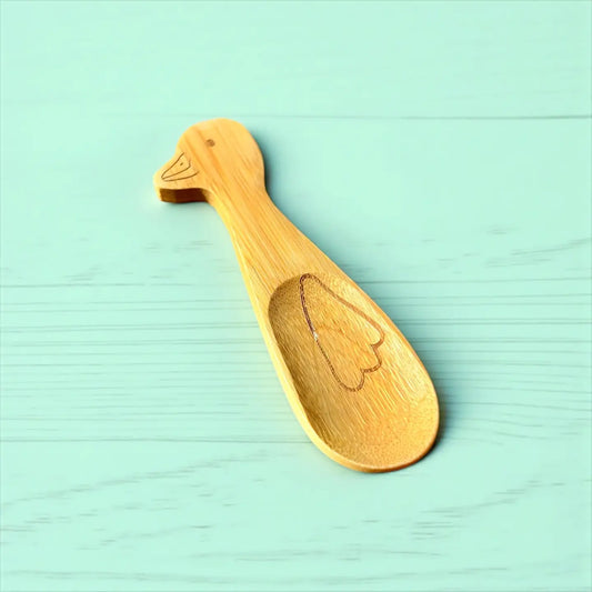 Bamboo Animal Kids & Toddler Utensils - Duck Spoon - Bamboo Switch