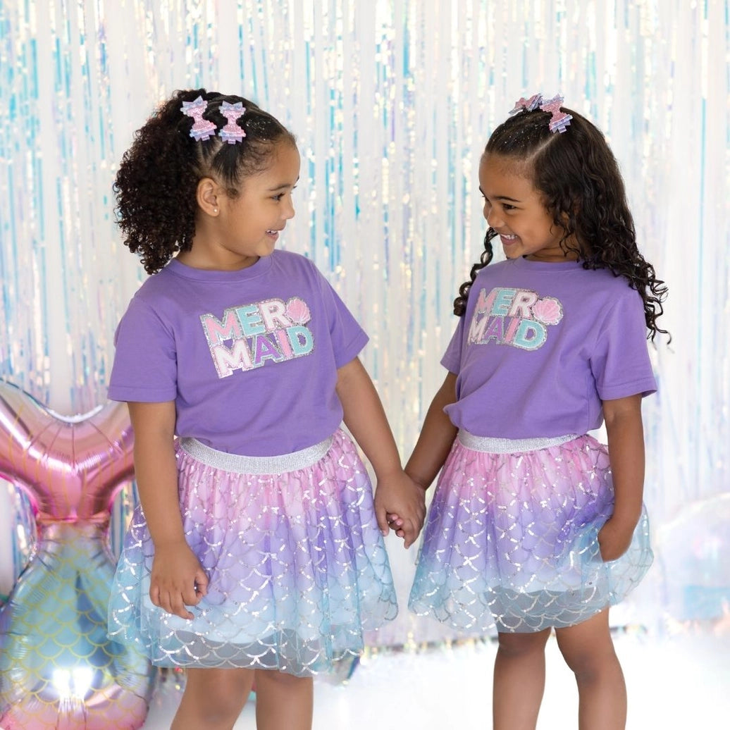 Sparkling Mermaid Bow Clip - Sweet Wink