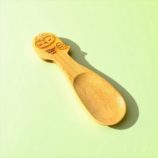 Bamboo Animal Kids & Toddler Utensils - Owl Spoon - Bamboo Switch