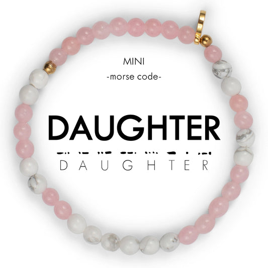 Kids Morse Code Bracelet "Daughter" - ETHICGOODS