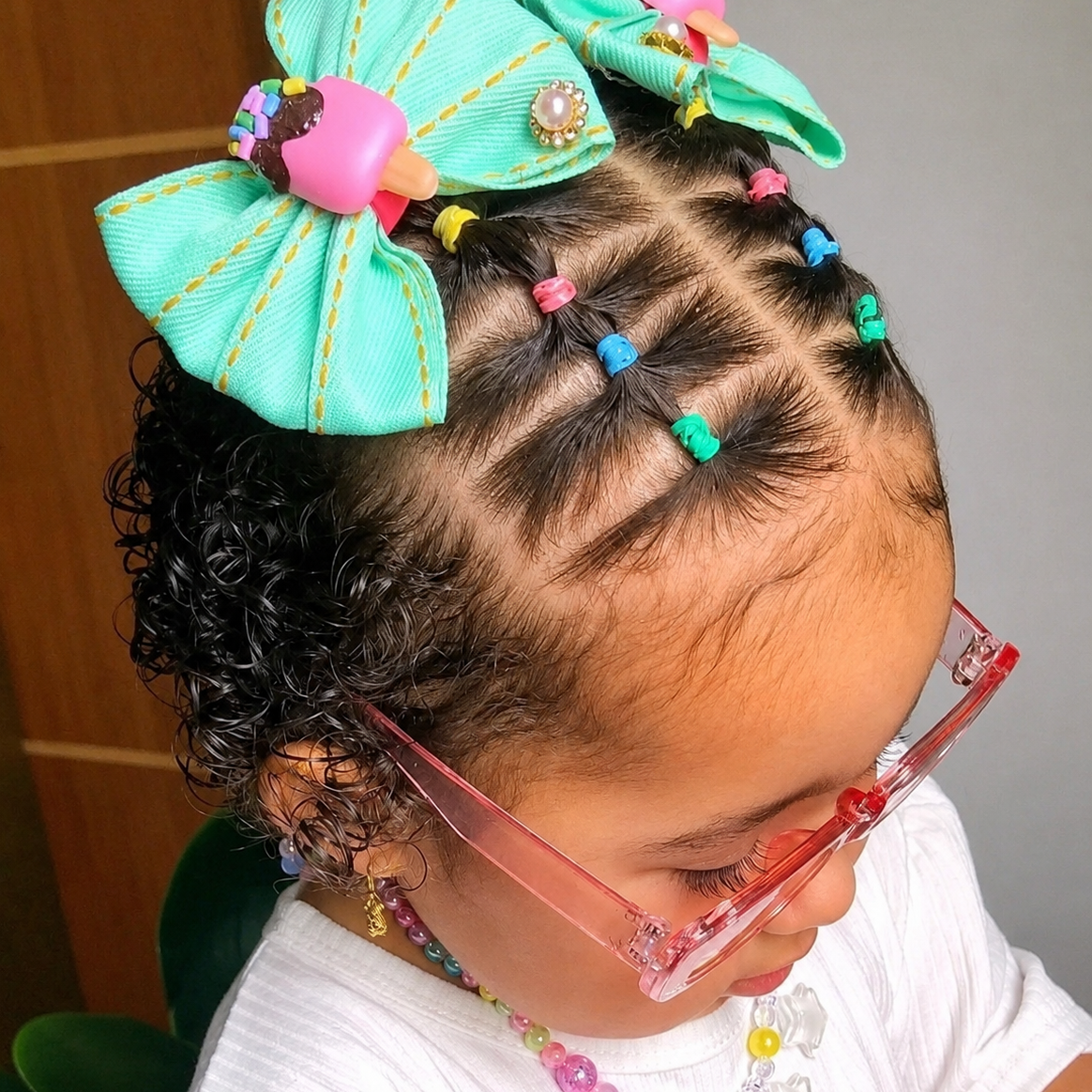 Simple Disposable Kids Elastic Hair Ties
